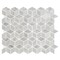 Andova Tiles ANDOVA TILES Cubit 1" x 2" Marble Grid Mosaic Wall & Floor Tile ANDCUB325 - alternate 4